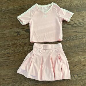 Zara Light Pink V-Neck Top